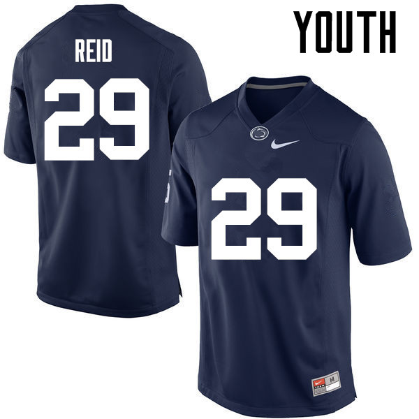 NCAA Nike Youth Penn State Nittany Lions John Reid #29 College Football Authentic Navy Stitched Jersey CZO6898KY